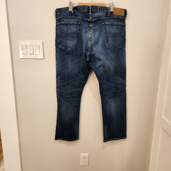 Polo Ralph Lauren Jeans Mens 38x30 Blue Hampton Relaxed Straight Stretch *Mexico - Picture 2 of 14